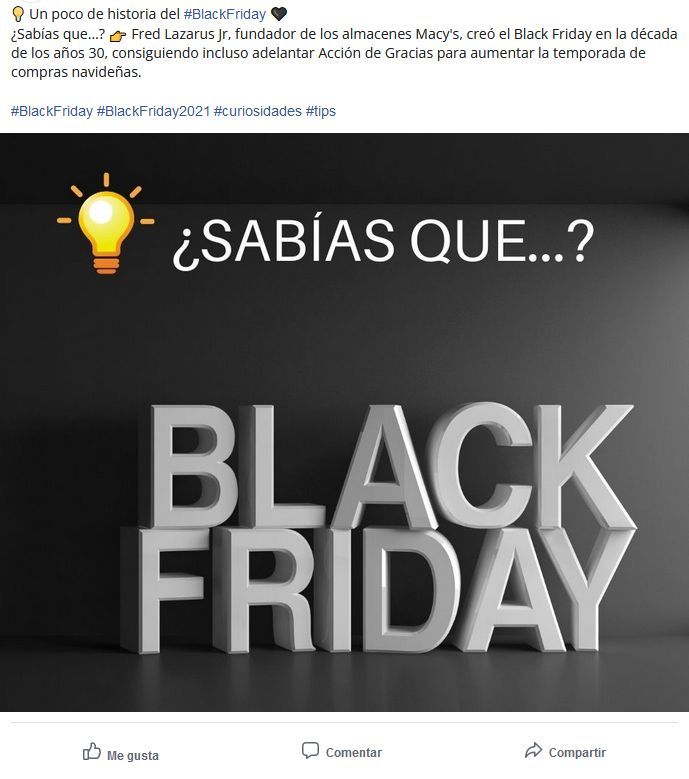 Curiosidad Black Friday post