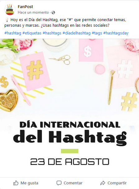 Día del Hashtag - Posteum