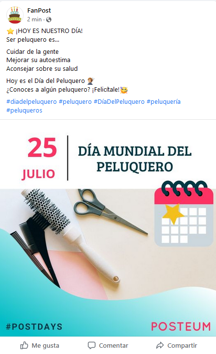 Día del Peluquero - Post Posteum