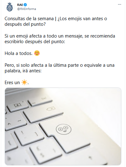 El emoji y sus reglas ortográficas