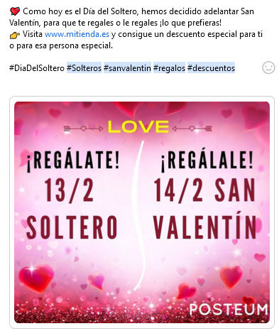 Día del Soltero y San Valentín