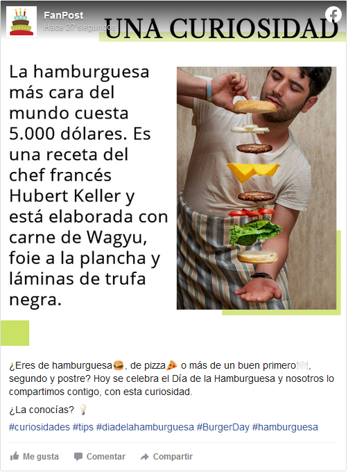 Día de la Hamburguesa POSTEUM