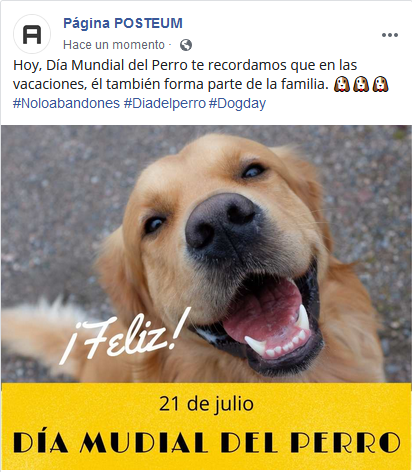 Día del Perro Publicación