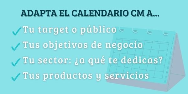 Adaptar el Calendario de Marketing 2022 a tu empresa